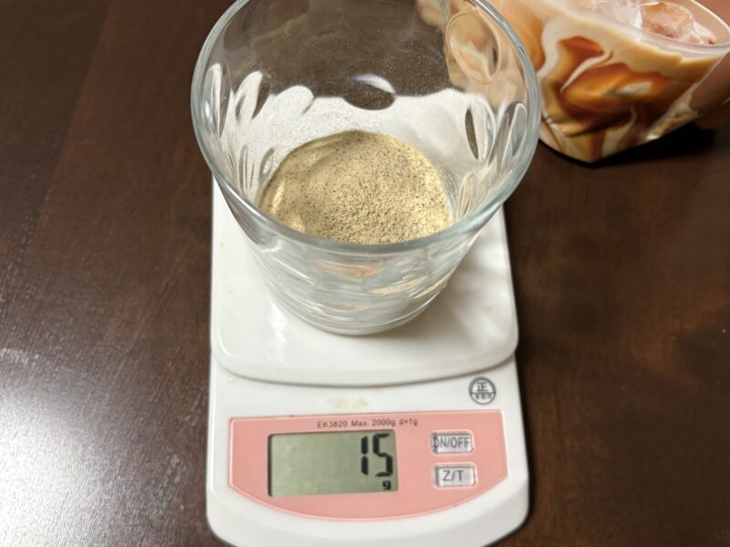 SOY it protein(そいっと。プロテイン)付属スプーンすりきり2杯は15g